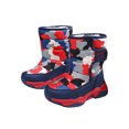 thumbnail image 1 of MAWCLOS Bottes Mi-Mollet Unisexes Bout Rond Chaussures d'Hiver Plateforme Antidérapantes Botte de Neige Doublée Peluche Randonnée Chaussure Chaude Camouflage Rouge 9C, 1 of 9