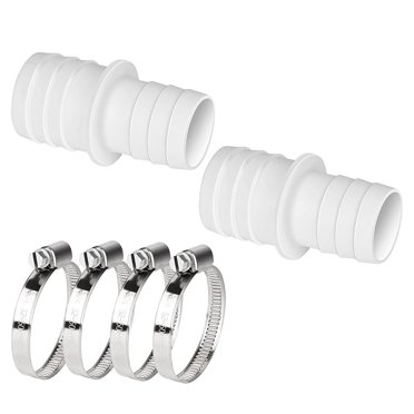 Hose Connector Set with 32-38 mm Hose Clamps – Pool Hose Adapter