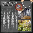 thumbnail image 1 of Bird Reflective Decoration 12 Pack Bird Repellen Rods Patio & Garden,12 X Reflective Bird Repellent, 1 of 9