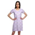 thumbnail image 1 of Moomaya Chemise de Nuit d'Allaitement à Boutons pour Femmes Imprimée, 1 of 5