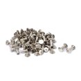thumbnail image 1 of Unique Bargains Vis de Reliure Nickel pour Album Livre Vis d'Amarrage Rivets 5x12mm 50 Pcs, 1 of 2