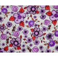 thumbnail image 4 of oneOone Polyester Lycra Amethyst Fabric Florals Fabric For Sewing Printed Craft Fabric By The Yard 56 Inch Wide, 4 of 4