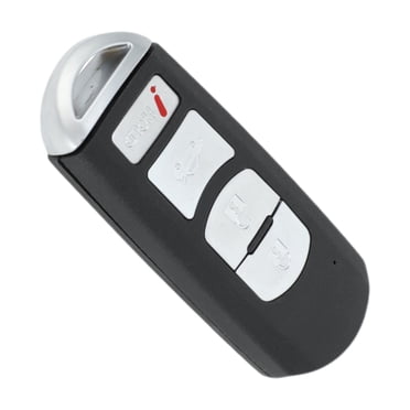 Unique Bargains Étui Coquille de Clé Télécommande à 4 Boutons Sans Clé pour Mazda 3 2014-2018