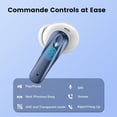 thumbnail image 2 of VEAT00L P91 Écouteurs Sans Fil, Écouteurs Bluetooth V5.4 Stéréo avec Micros à Réduction de Bruit, Lecture 60 H avec Double Affichage LED, Écouteurs Intra-Auriculaires, 2 of 7
