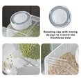 thumbnail image 4 of RXIRUCGD Flour Storage Container Clear Rice Dispenser Airtight Rice Storage Bin Grain Container For Sugar Rice Pantry Flour, 4 of 9
