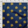 thumbnail image 2 of oneOone Viscose Chiffon Fabric Leaves Block Decor Fabric Printed BTY 42 Inch Wide, 2 of 4