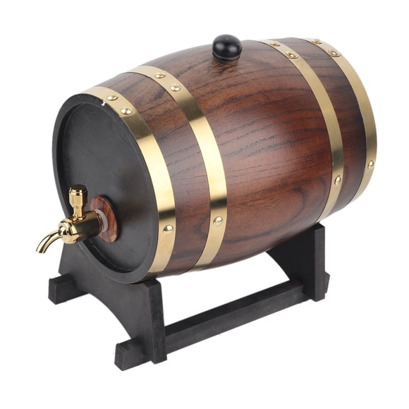 <p>Wine Barrel, Exquisite In Workmanship 3L Brandy Barrel, Wood Wine Barrel Delicate In Texture For Home Tea House Restaurant Coffee Shop</p>