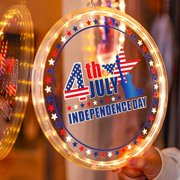 Independence Day LED Hanging Light Decorations for Indoor Outdoor Party, 1 Lighting Fixture, Festive Home Event Scene Lighting