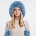 thumbnail image 3 of ORUYROP Bonnet d'Hiver Épais pour Femmes avec Cache-Oreilles de Ski à Double Couche, 3 of 7