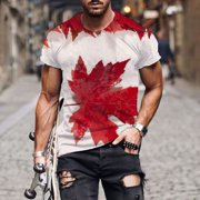 Men T Shirts Canada T Shirts for Men Patriotic Canadian Flag Shirts - Showcase Your for Canada