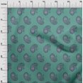 thumbnail image 2 of oneOone Cotton Poplin Fabric Paisley Block Decor Fabric Printed BTY 56 Inch Wide, 2 of 4
