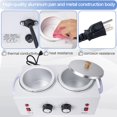 thumbnail image 4 of Chauffe-cire Double Pot de Cire Double Professionnel pour l'Épilation, Machine Électrique Chauffe-Cire Double Pot de Cire Professionnel avec Température Réglable pour Visage, Peau, Corps, Spa et Salon, 4 of 7