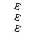 thumbnail image 4 of Youkk Iron Decoration Doorplate Durable And Rustproof Wide Application Not Easy To Fade Metal Metal Letters House Numbers B17--E 3Set, 4 of 6