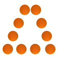 thumbnail image 1 of maskred 10 Pieces EVA Foam Golf Swing Training Exercises Balls Practice Orange 42mm 1Set, 1 of 6
