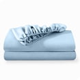 thumbnail image 1 of Bare Home 2-Pack Fitted Sheets - Premium 1800 Collection - Ultra-soft - Deep Pocket - Twin XL, Light Blue, 1 of 7