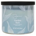 thumbnail image 1 of Mainstays 3-Wick Textured Wrapped Garden Rain Scented Candle, 14 oz, 1 of 6