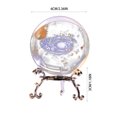 thumbnail image 3 of weibbin Engraved Decorative Crystal Sphere Decorative Quartz Glass Ball, Model Astronomy Sphere, Paperweight Crystal Display Sculpture Home Decor Crafts for Kids Friends, 3 of 6