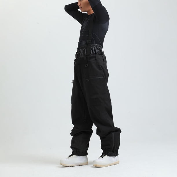Men Snow Bibs , Women Baggy Ski Pants Snowboard Overall Insulated