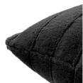 thumbnail image 4 of Bouclair Cougar Black Faux Fur Decorative Throw Pillow, 4 of 6