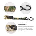 thumbnail image 3 of Transemion Motorcycle Double S Hook Ratchet Belt Outdoor Straps Elastic Bands Adjustable Fast ReleaseRope Bag Securing Trip, 3 of 6