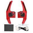 thumbnail image 2 of Steering Wheel Shift Paddle, Extended Paddle Shifter 165mm LED Performance APP 1 Pair  for Vehicle Black,Red, 2 of 7