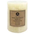 thumbnail image 1 of Hometrends 4" Vanilla Sandalwood Scented Pillar Candle, 1 of 5