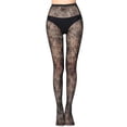 thumbnail image 2 of Penkiiy Fishnet Stockings pour Femmes Femmes Pantalons Aguichant Leggings en Maille Transparente Grande Taille Bas Résille Résille Collants Noirs, 2 of 5