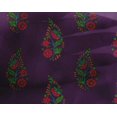thumbnail image 4 of oneOone Georgette Viscose Fabric Leaves & Floral Block Printed Craft Fabric BTY 42 Inch Wide, 4 of 4