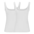 thumbnail image 3 of Plebaso 2 Pack Ribbed Tank Tops for Women Spaghetti Strap Slim Tops Scoop Neck Sleeveless Summer Tops, 3 of 4