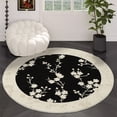 thumbnail image 1 of Amzcrzy Round Area Rug Large Round Area Rug for Living Bedroom Nonslip Rugs for Room Background Washable Carpet Floor Mat for Home Nursery Room Decor Bathroom Rugs Bathroom Decor Home Decor Bath Mat, 1 of 8
