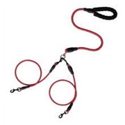 Yrmaups Dog Leash for Medium Large Dogs, Nylon Reflective Main Lead Rope, Padded Handle and Heavy-Duty Clip for Walking, Training, Hiking, Jogging
