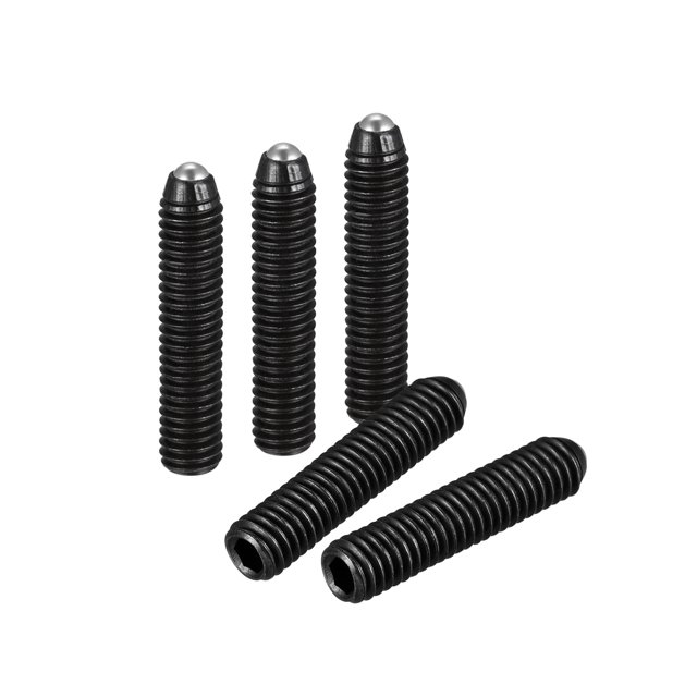 Unique Bargains Ball Point Set Screws, M6 x 30mm High Carbon Steel Metric Spring Hex Socket Grub Screw 20 Pack