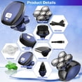 thumbnail image 2 of Electric Head Shavers Mens Electric Razor 5 In 1 Head Shavers For Bald Men Dry Wet Waterproof Rotary Shaver Usb Cordless Face Rechargeable Razors Travel Grooming Kit For Man Facial Bald Head, 2 of 7
