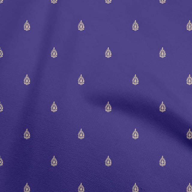 oneOone Cotton Jersey Blue Fabric Block Craft Projects Decor Fabric Printed By The Yard 58 Inch Wide