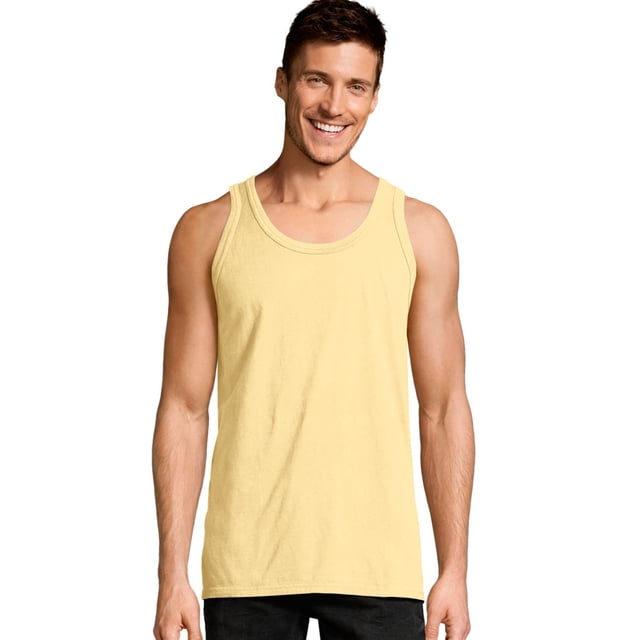 Hanes Homme ComfortWash Débardeur Sans Manches Teint en Pièce, 3TG