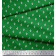 thumbnail image 3 of Soimoi Velvet Fabric Dot & Geometric Ethnic Print Fabric by Yard 58 Inch Wide, 3 of 3
