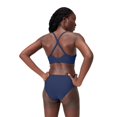 thumbnail image 4 of Speedo Women's Solid Racerback Bikini Swim Tops - Cerulean Blue, Size: M, 4 of 4