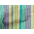 thumbnail image 3 of oneOone Tissu Popeline de Coton Multicolore Rayé Imprimé au Mètre 42 Pouces de Large, 3 of 3