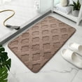 thumbnail image 1 of Thickened Absorbent Non-Slip Bathroom Rug Mat, Plush Polyester Floor Carpet for Toilet, Shower, and Bedroom Doorway, Machine Washable, 1 of 6