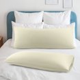 thumbnail image 2 of PiccoCasa 2Pcs Body Pillowcases Microfiber Pillow Covers, Jumbo Khaki, 2 of 9