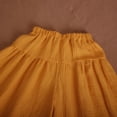 thumbnail image 5 of Liyamei Girls' Solid Color Lace Wide Leg Pants,12-18 Months, 5 of 5