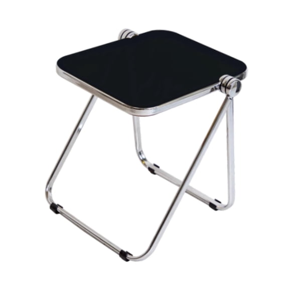 Abbracc Folding Tray Table Small Folding Table Practical Sturdy Versatile Compact Simple Black