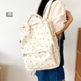 thumbnail image 4 of Fashion Floral Backpack Large Capacity Student Shoulder School Bag (A), 4 of 9
