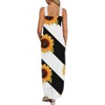 thumbnail image 3 of Robe de Soirée Summer Design Décontracté Robe Sans Manches Progressive Cou V-Cou Longue Robe Femmes Robes sur Clearance, 3 of 5