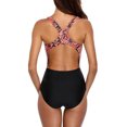 thumbnail image 4 of BeautyIn Women Athletic One Piece Swimsuit Sport Racerback Bathing Suit, 4 of 6
