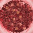 thumbnail image 1 of Ahgly Company Tapis d'Intérieur Lavables à la Machine, Carrés, Transitionnels, Rouges, 4 Pieds Carrés, 1 of 7