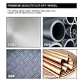 thumbnail image 5 of Hyper Tough 2-Pack Aluminum Oxide Metal Cutting Wheels,4-1/2 x 7/8-inch,Ultra Thin, 5 of 5