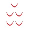 thumbnail image 2 of maskred Eyewear Retainer Durable Strap Goggles Float Cord Red 43cm 5Set, 2 of 6