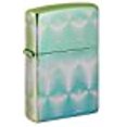 thumbnail image 3 of Zippo Pattern 360 Design High Polish Teal Pocket Lighter, 3 of 15