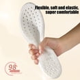 thumbnail image 1 of EGNMCR Semelles Thermiques en Laine avec Évents d'Aération Haute Résilience Coussin Chaud pour Bottes d'Hiver Chaussures de Randonnée Protection par Temps Froid Semelle Intérieure en PU, 1 of 5